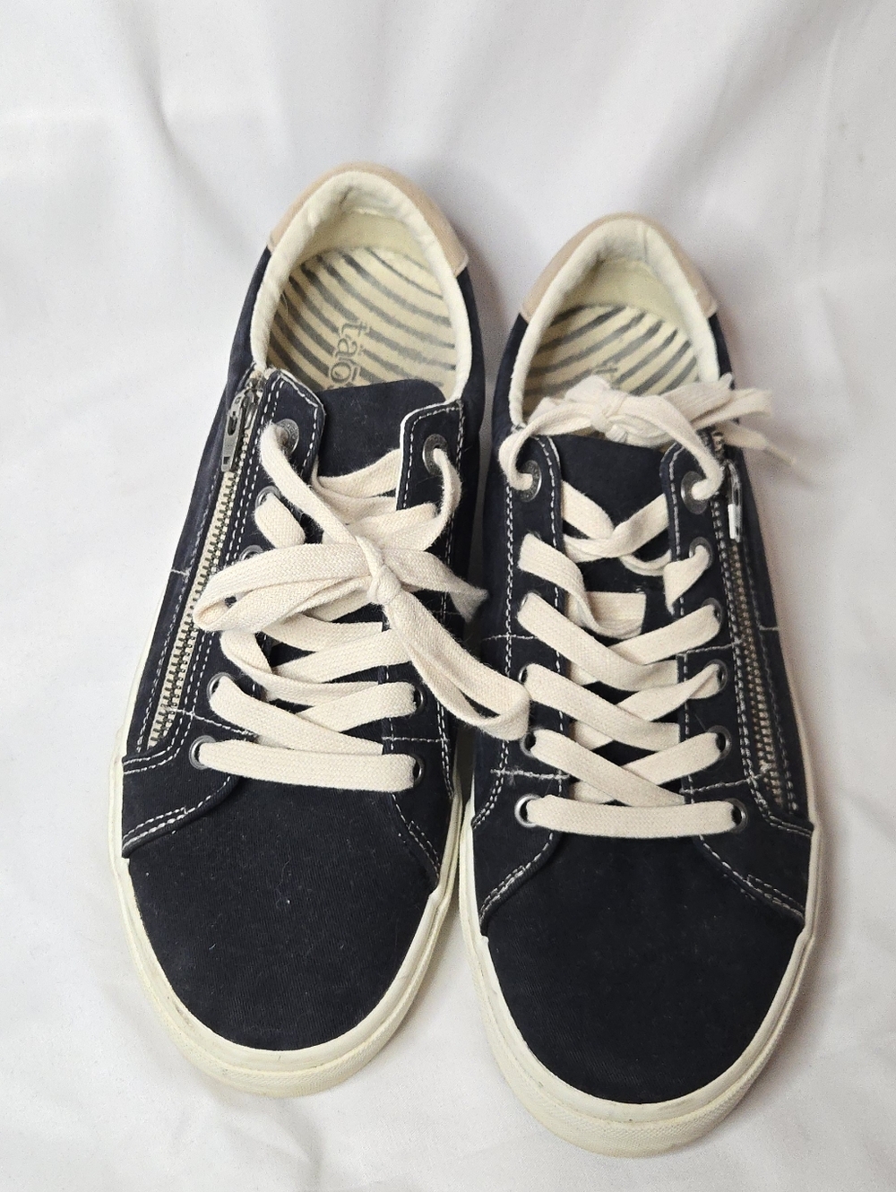 Taos Z-Soul Black Tan Casual Low-Top Slide On Sneaker Women's 10 - Picture 2 of 8